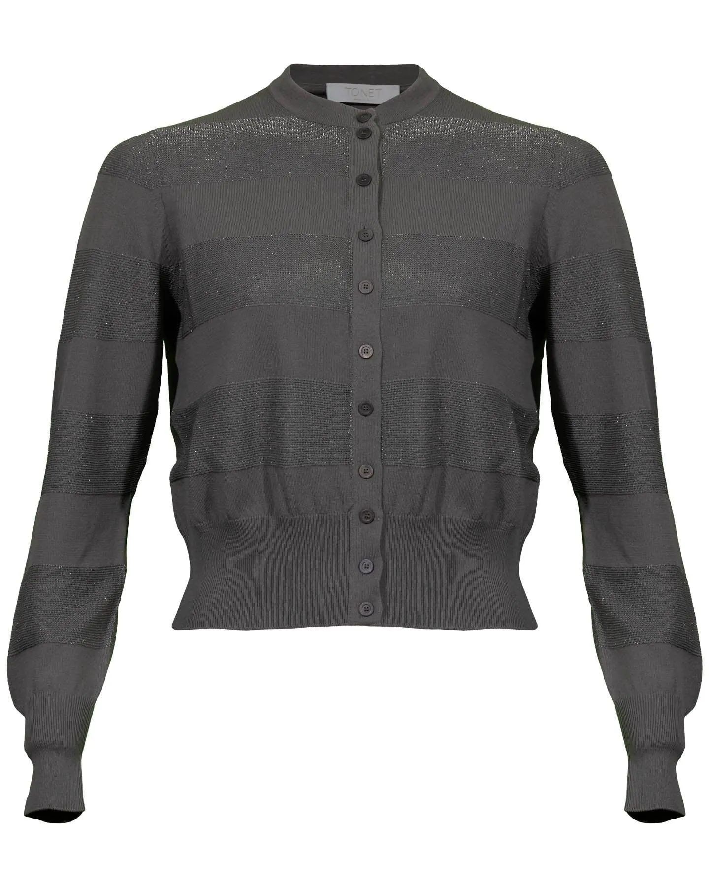Cotton Blend Crop Cardigan