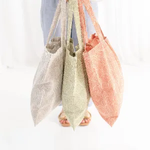 Cotton Block Print Market Tote