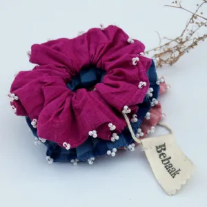 Cotton candy scrunchie