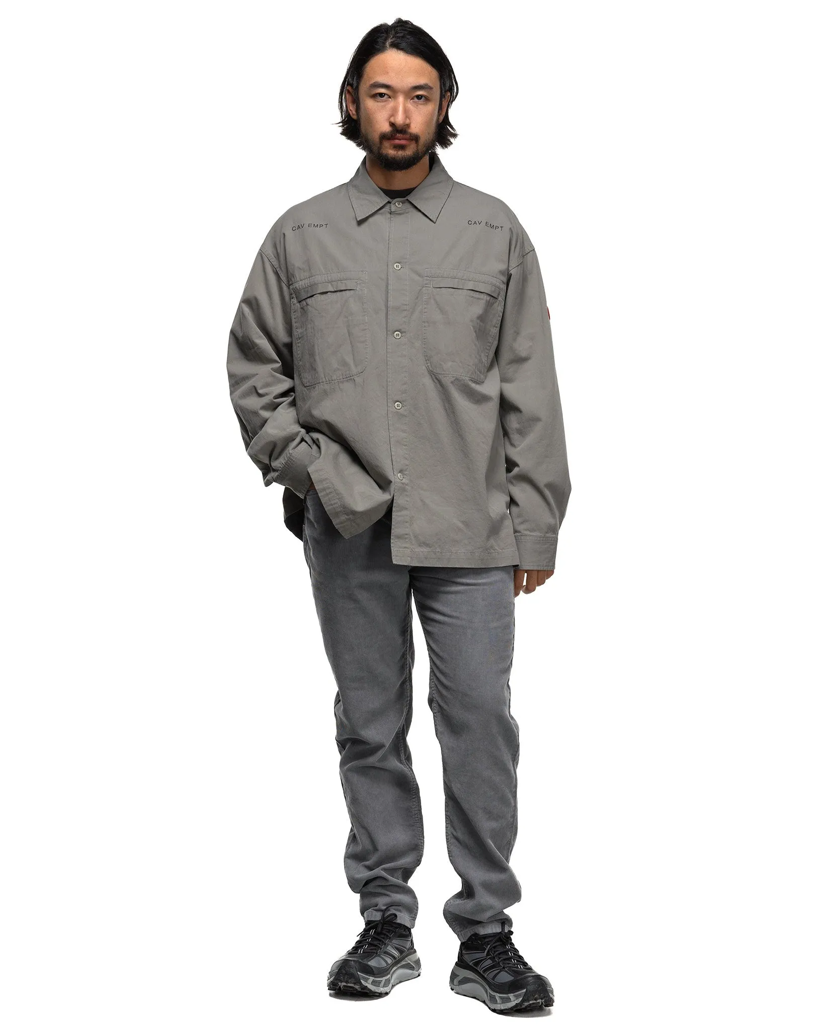 Cotton Casual Shirt Grey
