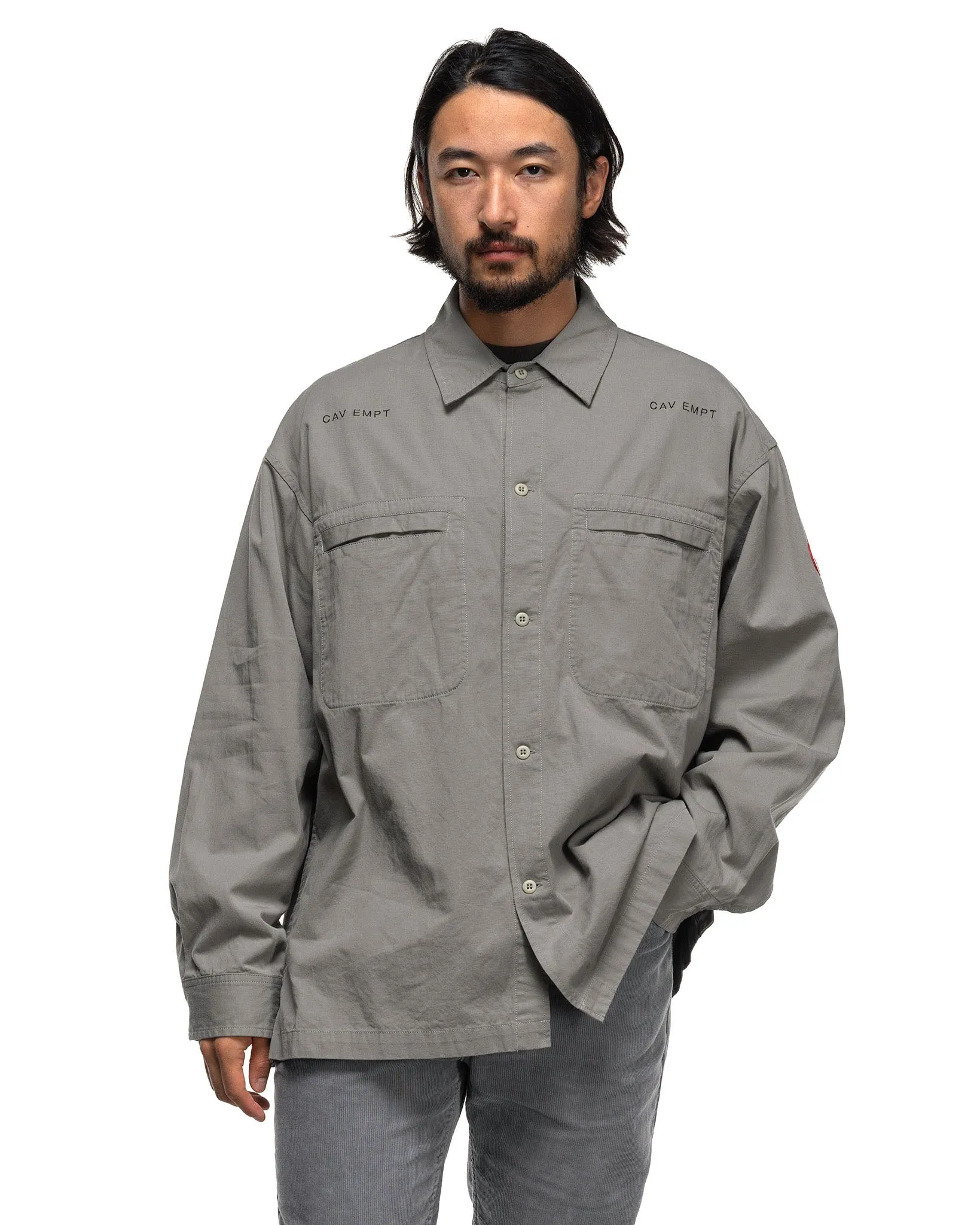 Cotton Casual Shirt Grey
