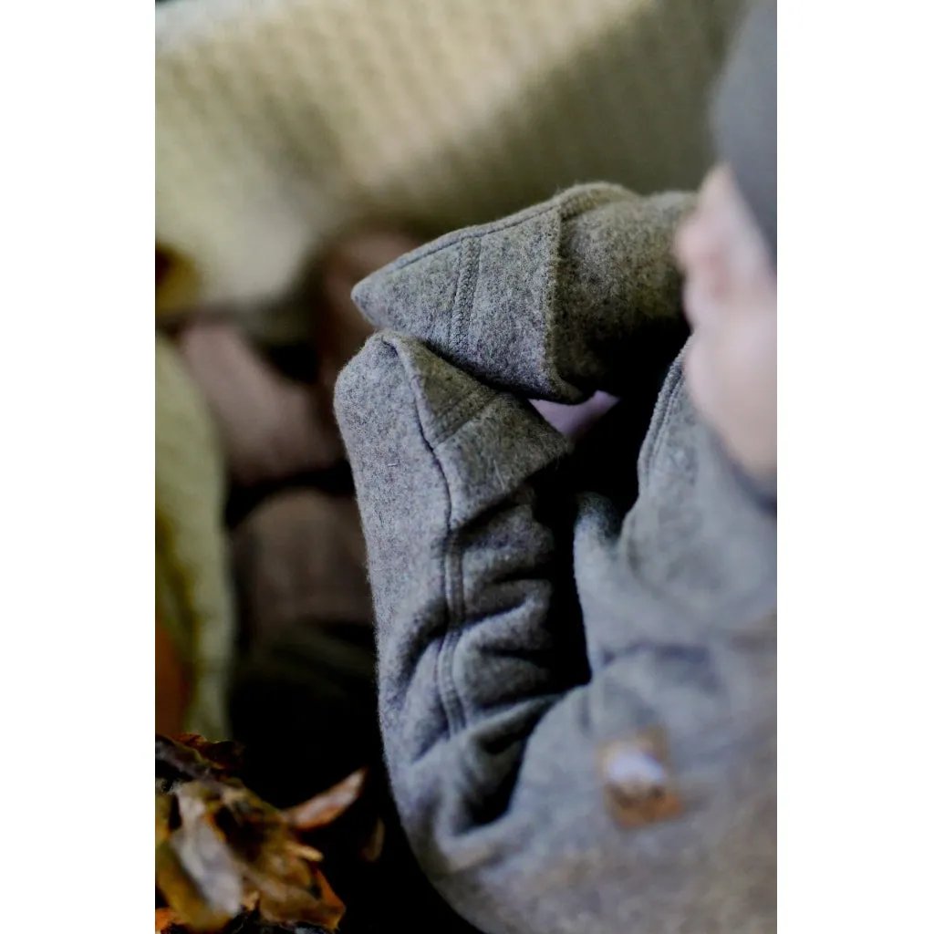 Cotton Fleece Baby Suit - Melange Denver