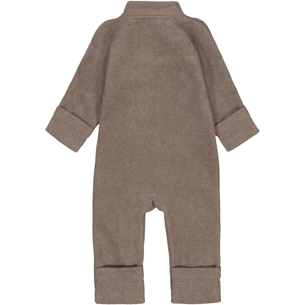 Cotton Fleece Baby Suit - Melange Denver