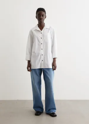 Cotton Poplin Oversized Shirt