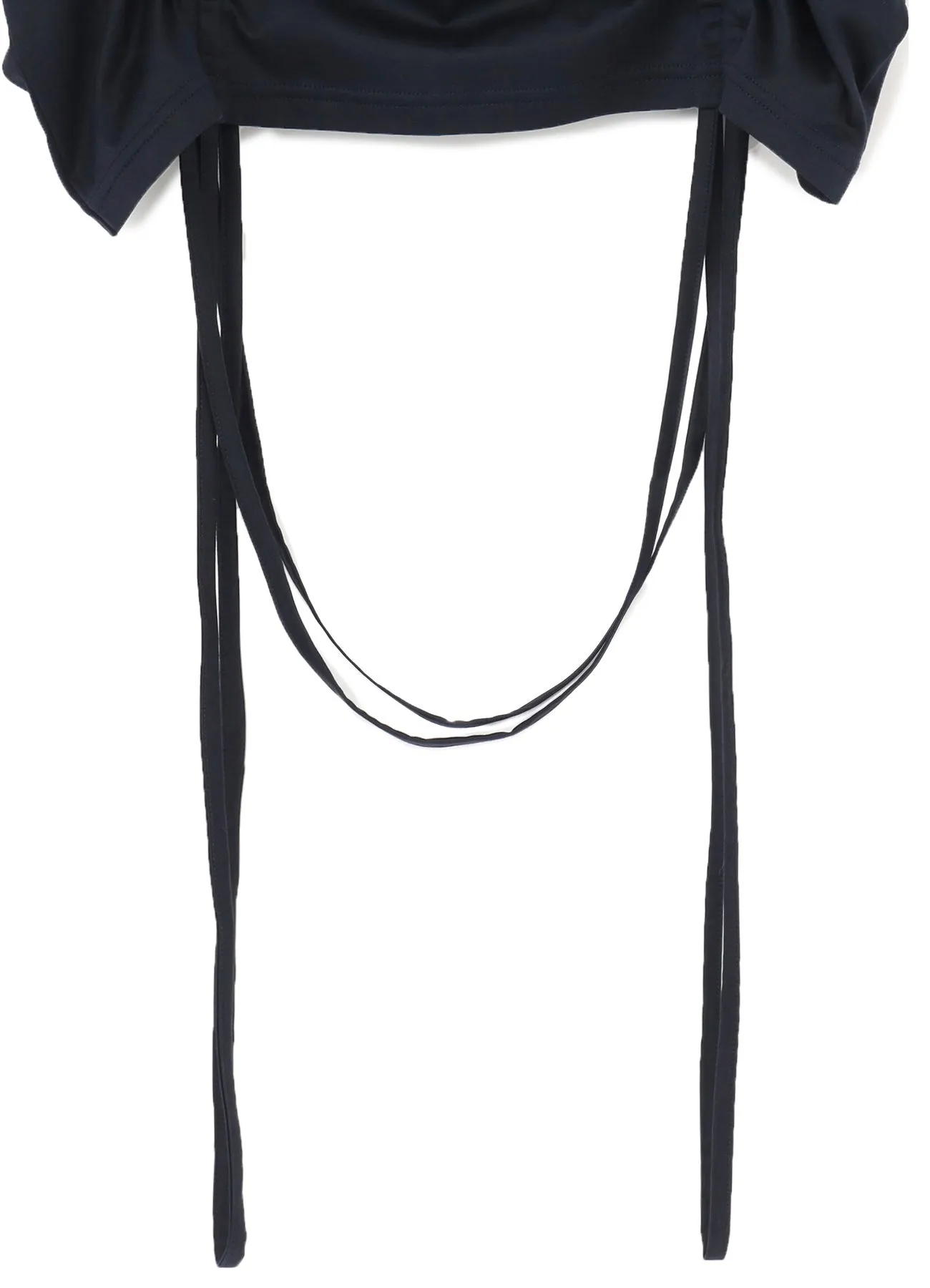 Cotton Shiny Plain Stitch Strings Gather T