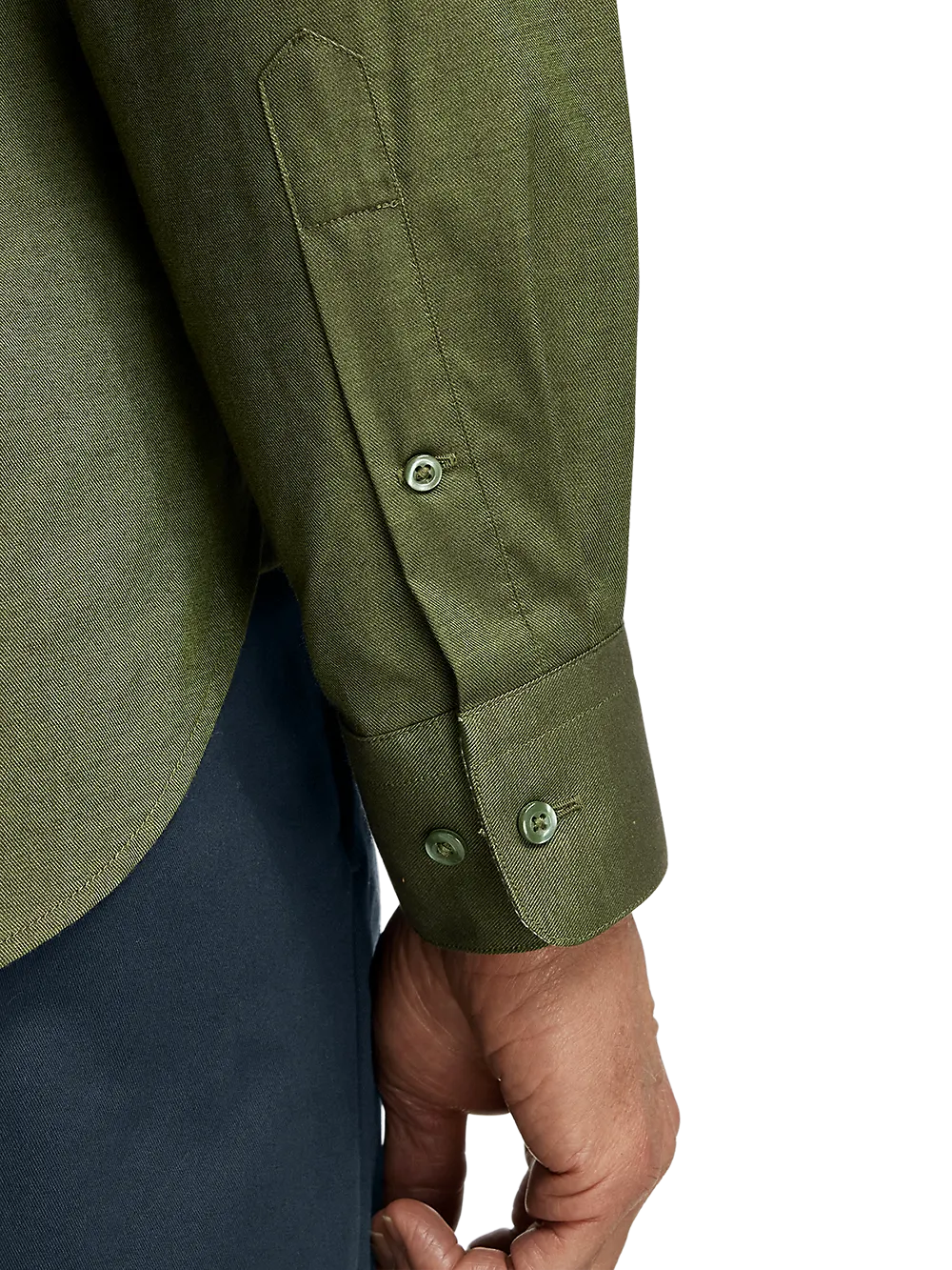 Cotton Solid Casual Shirt - Green