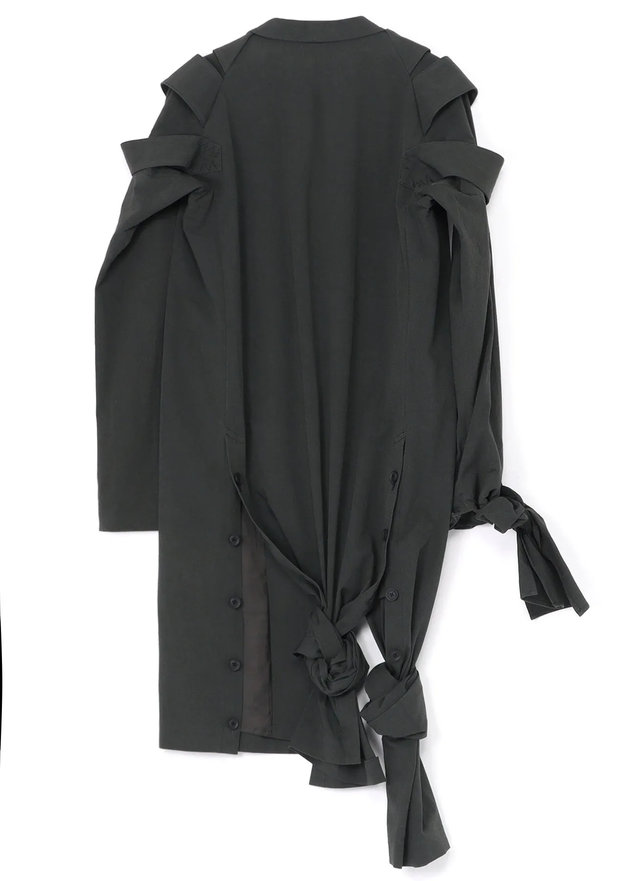 COTTON TWILL SHOULDER EPAULET DOUBLE JACKET