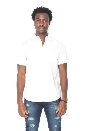 COTTON WHITE SHORT SLEEVE T SHIRT