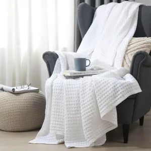 Cozy Bamboo Waffle Blanket/Throw
