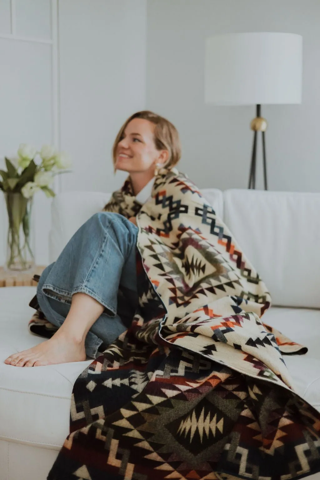 Cozy Cordillera Large Alpaca Blanket