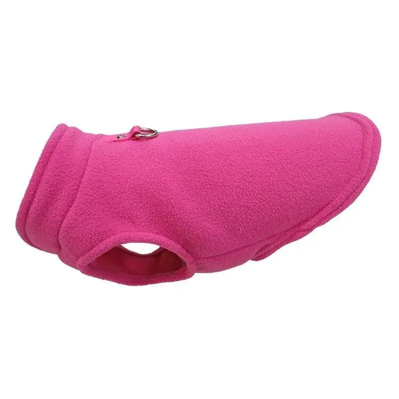 Cozy Fleece Pet Vest: Stylish Outerwear for Small Pets