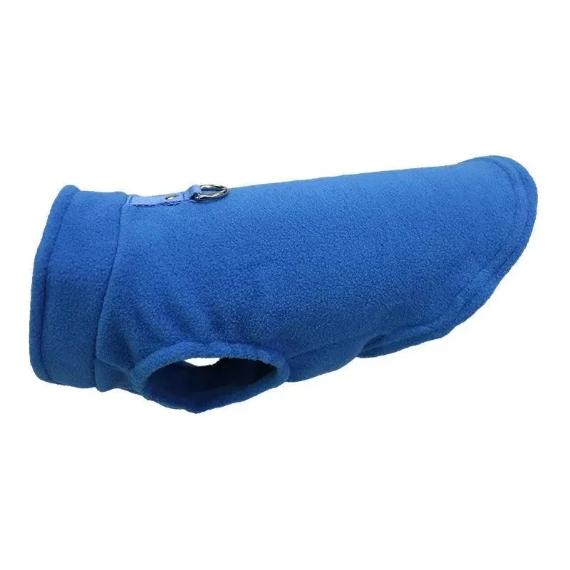 Cozy Fleece Pet Vest: Stylish Outerwear for Small Pets