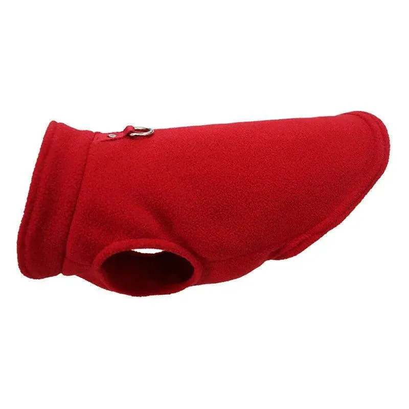 Cozy Fleece Pet Vest: Stylish Outerwear for Small Pets