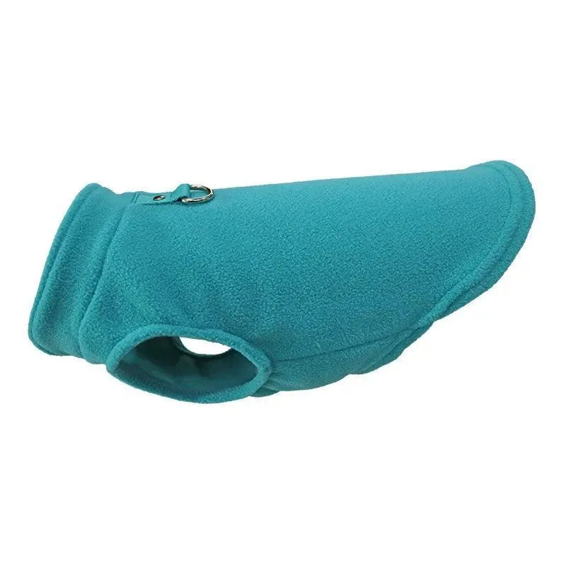 Cozy Fleece Pet Vest: Stylish Outerwear for Small Pets