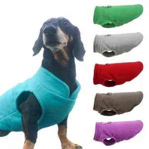 Cozy Fleece Pet Vest: Stylish Outerwear for Small Pets