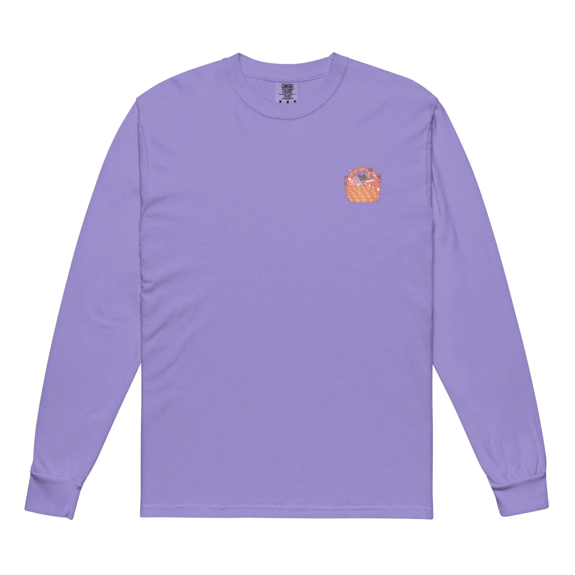 Cozy Hobby Basket | Long-sleeve shirt | Cozy Games & Hobbies