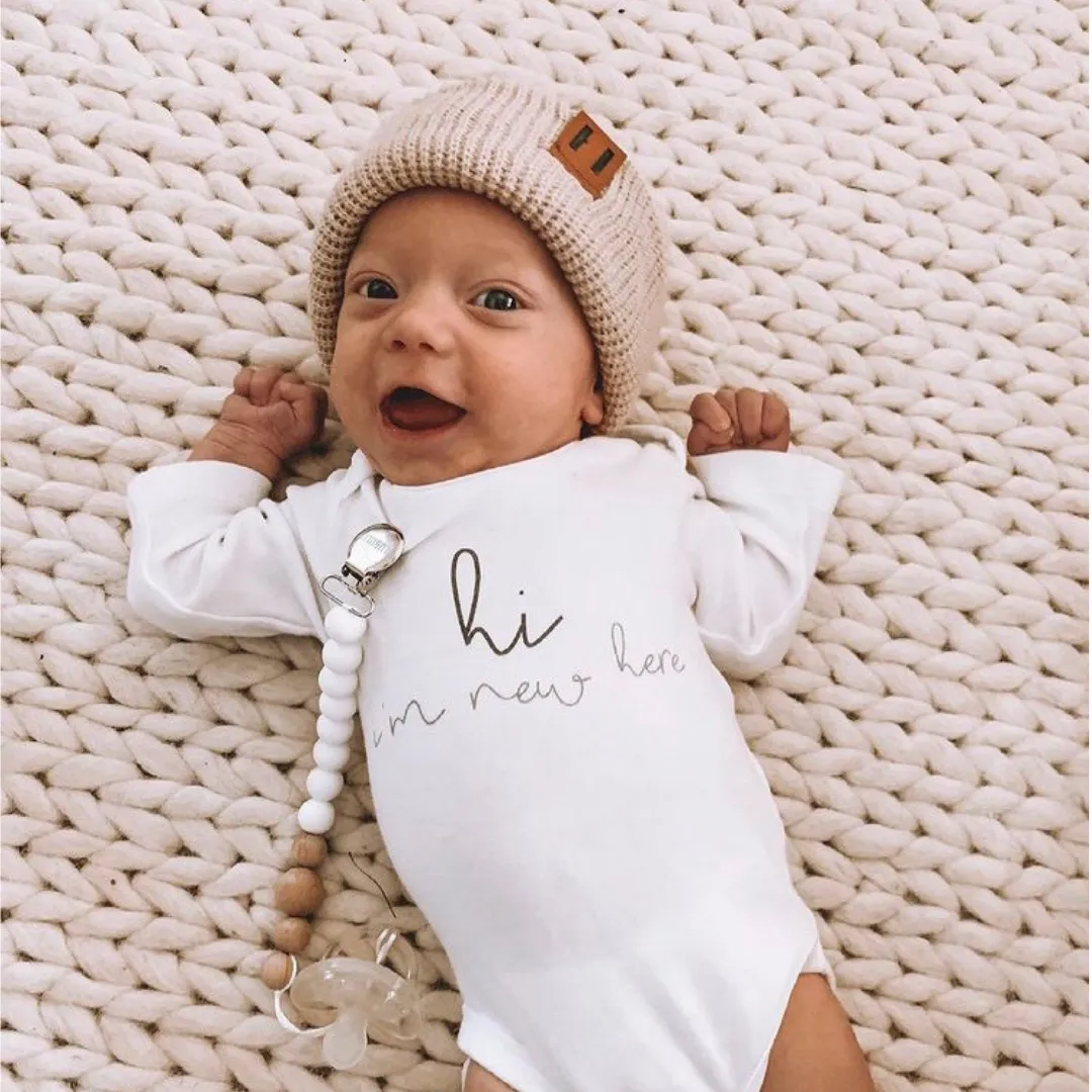 Cozy Knit Baby Beanie