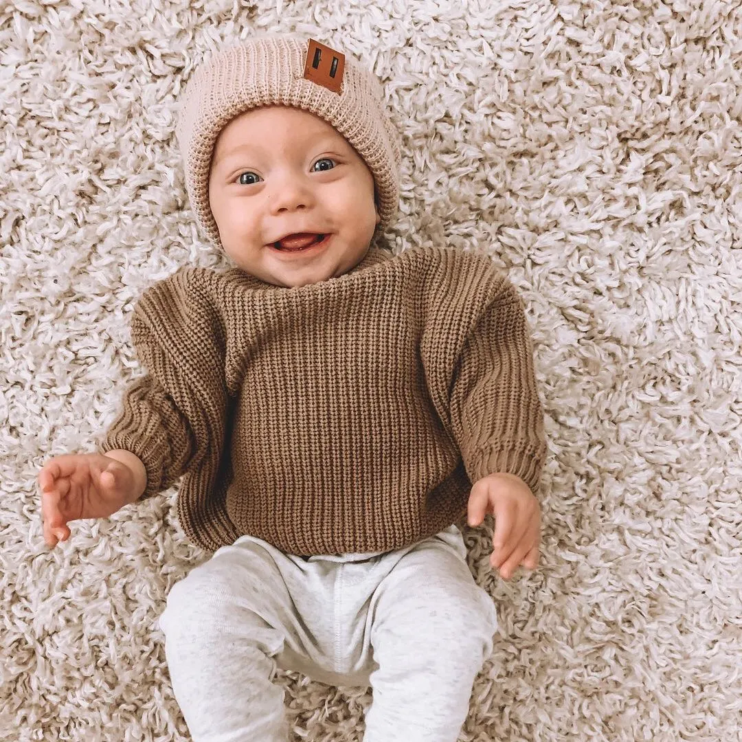 Cozy Knit Baby Beanie