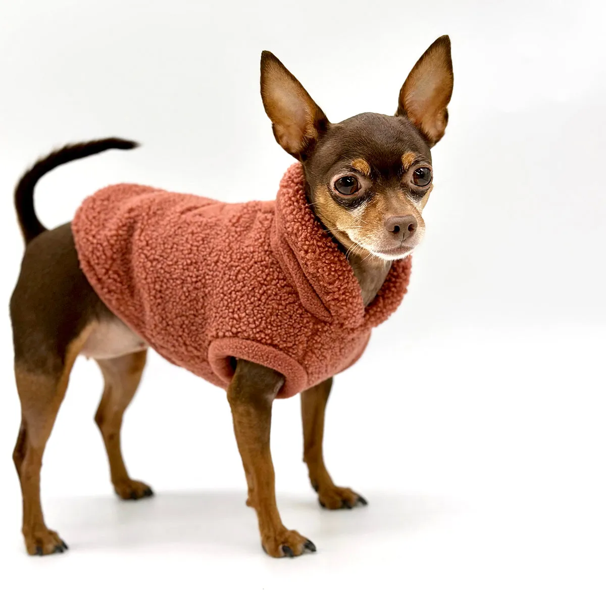 Cozy Sherpa Fleece Pullover - Rose