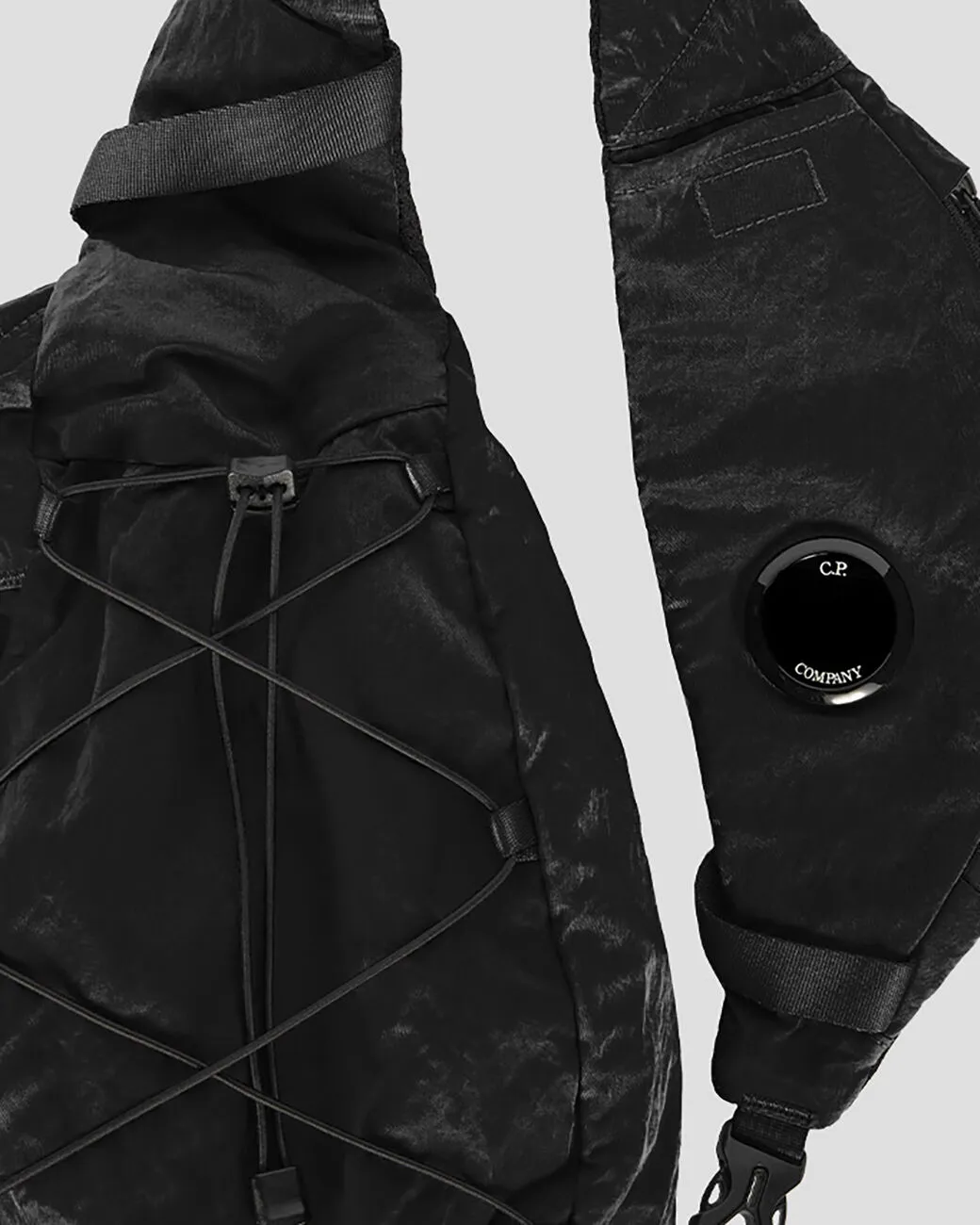 C.P. Company Nylon B Crossbody Rucksack / Black