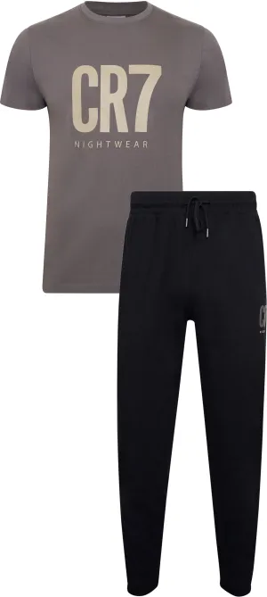 CR7 Men's Loungewear Set - Pants, Short Sleeve