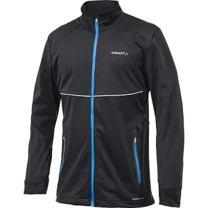 Craft Performance Cross Country Light Soft Shell Jacket Men's Medium Black/Horizon