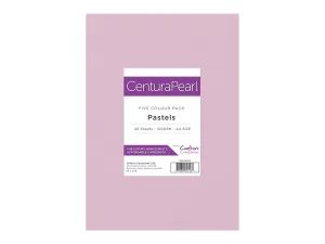 Crafter's Companion Centura Pearl Printable Card Pack - A4 Pastels