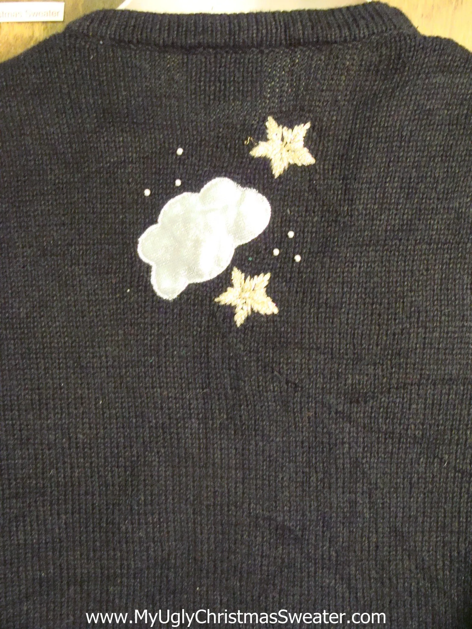 Crafty 80s Angels Ugly Christmas Jumper Vest