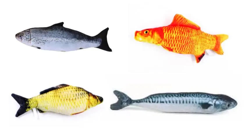 Creative Catnip Fish Pet Plush Toy Fish Cat Pillow