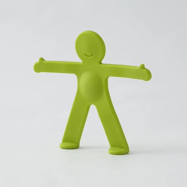 Creative Human Figure Wall Phone Holder Hook