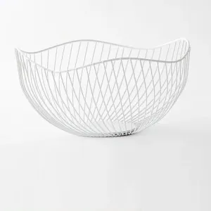 Creative Lotus Leaf Irregular Edge Simple Modern Iron Fruit Basket