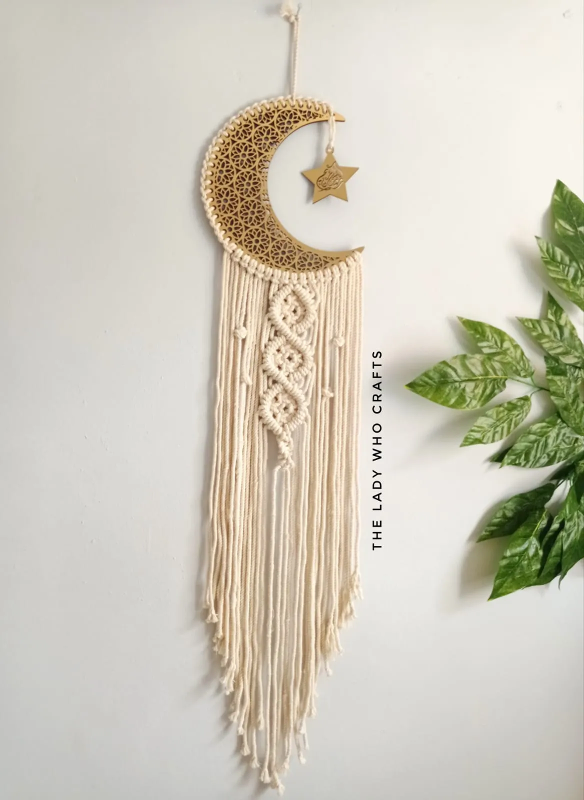 Crescent Moon Macrame