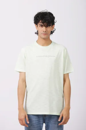 CREW NECK TEXTURED TEE