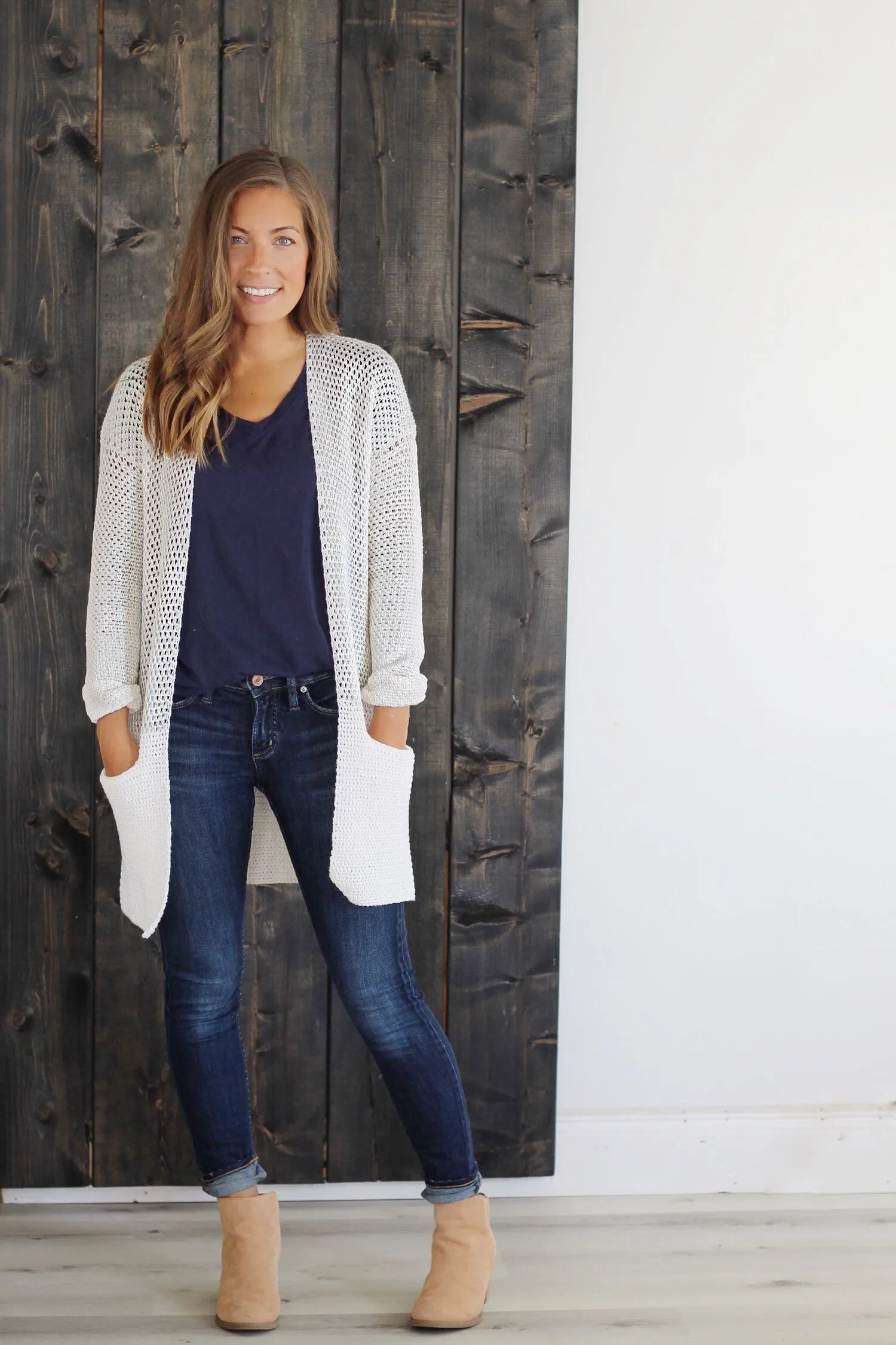 Crochet Kit - Peyton Texture Block Cardigan