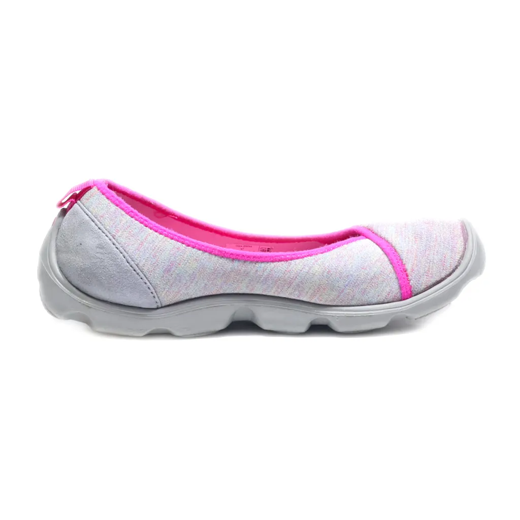 Crocs Ballerinas Fabric Grey Colour For Women