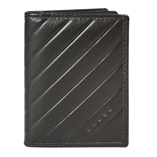 Cross Croos Grabado Espanol Buisness Card Case Black Ac218387N-1