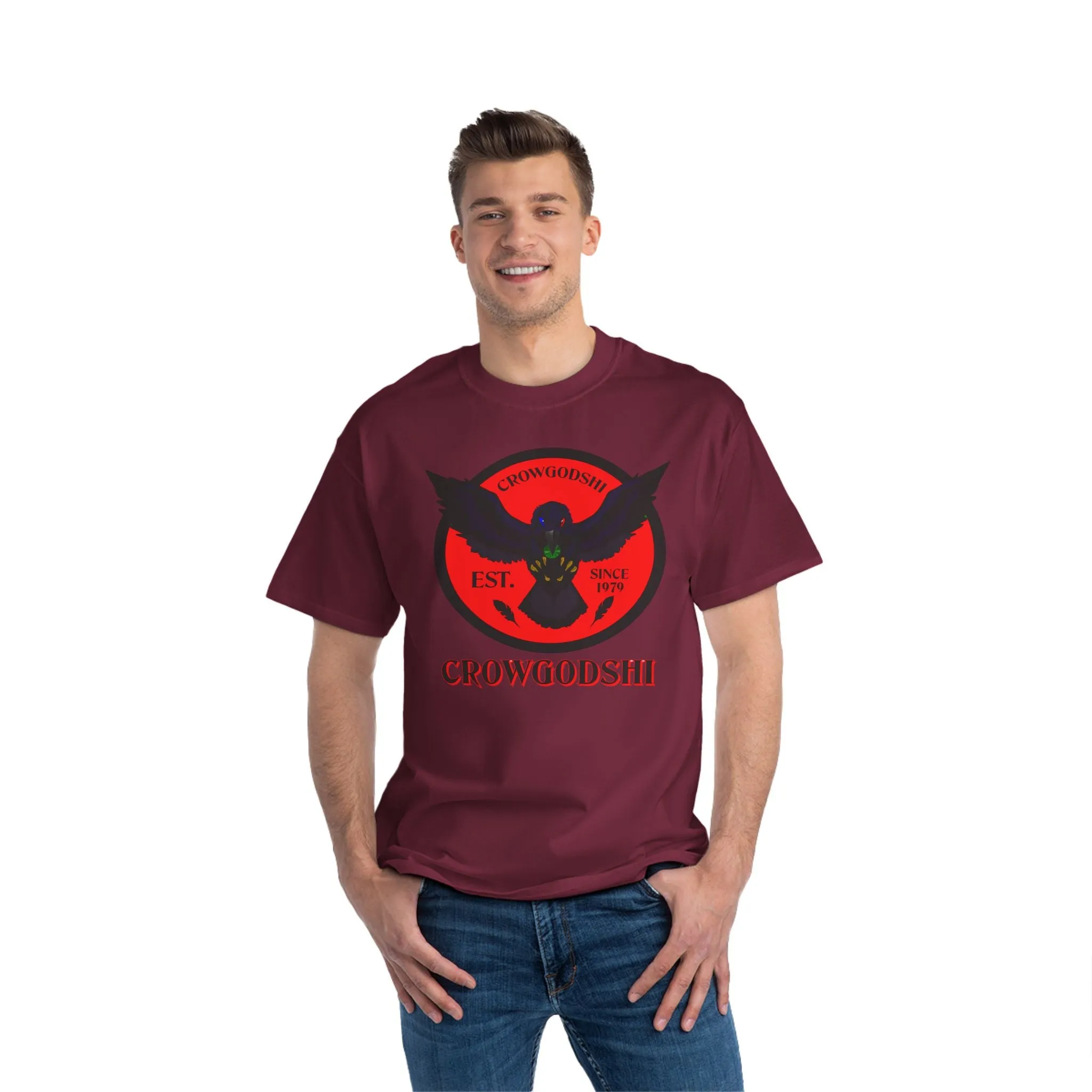 Crowgodshi First Generation Limited Edition Beefy-T®, RED LOGO