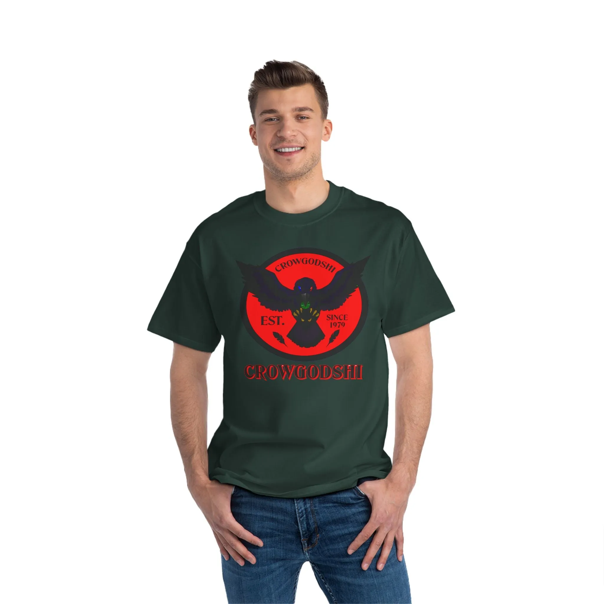 Crowgodshi First Generation Limited Edition Beefy-T®, RED LOGO