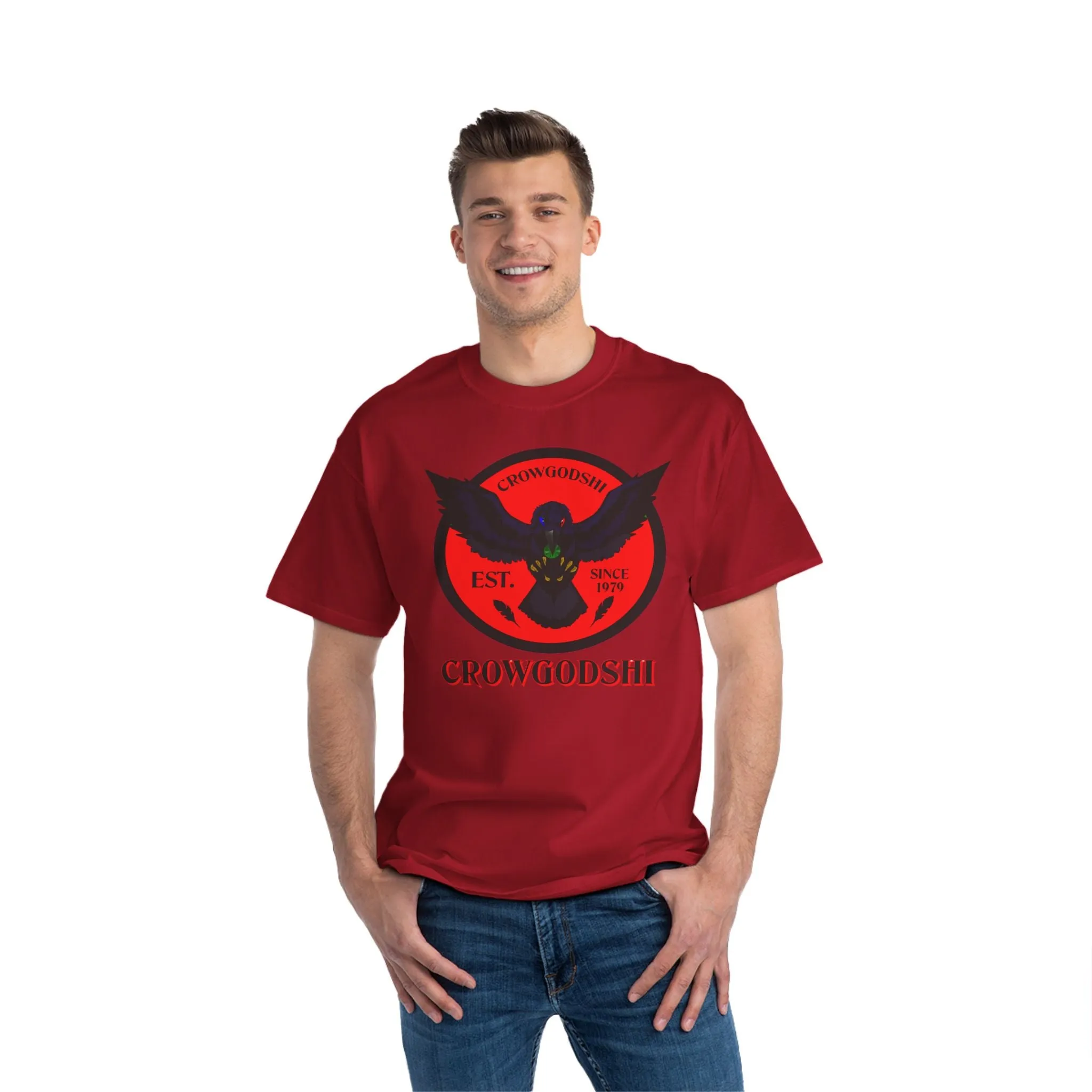 Crowgodshi First Generation Limited Edition Beefy-T®, RED LOGO