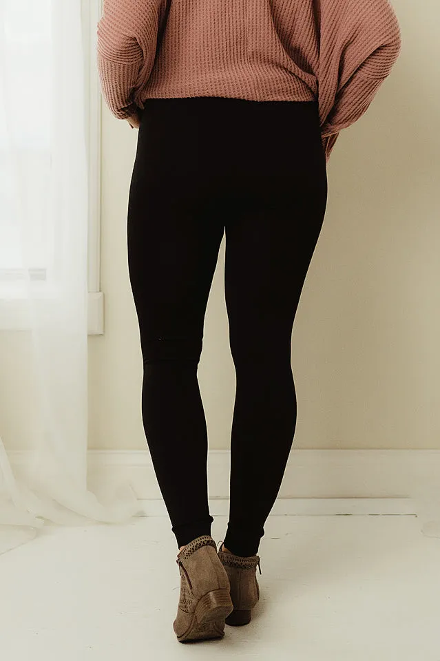 Curvy Fleece Leggings