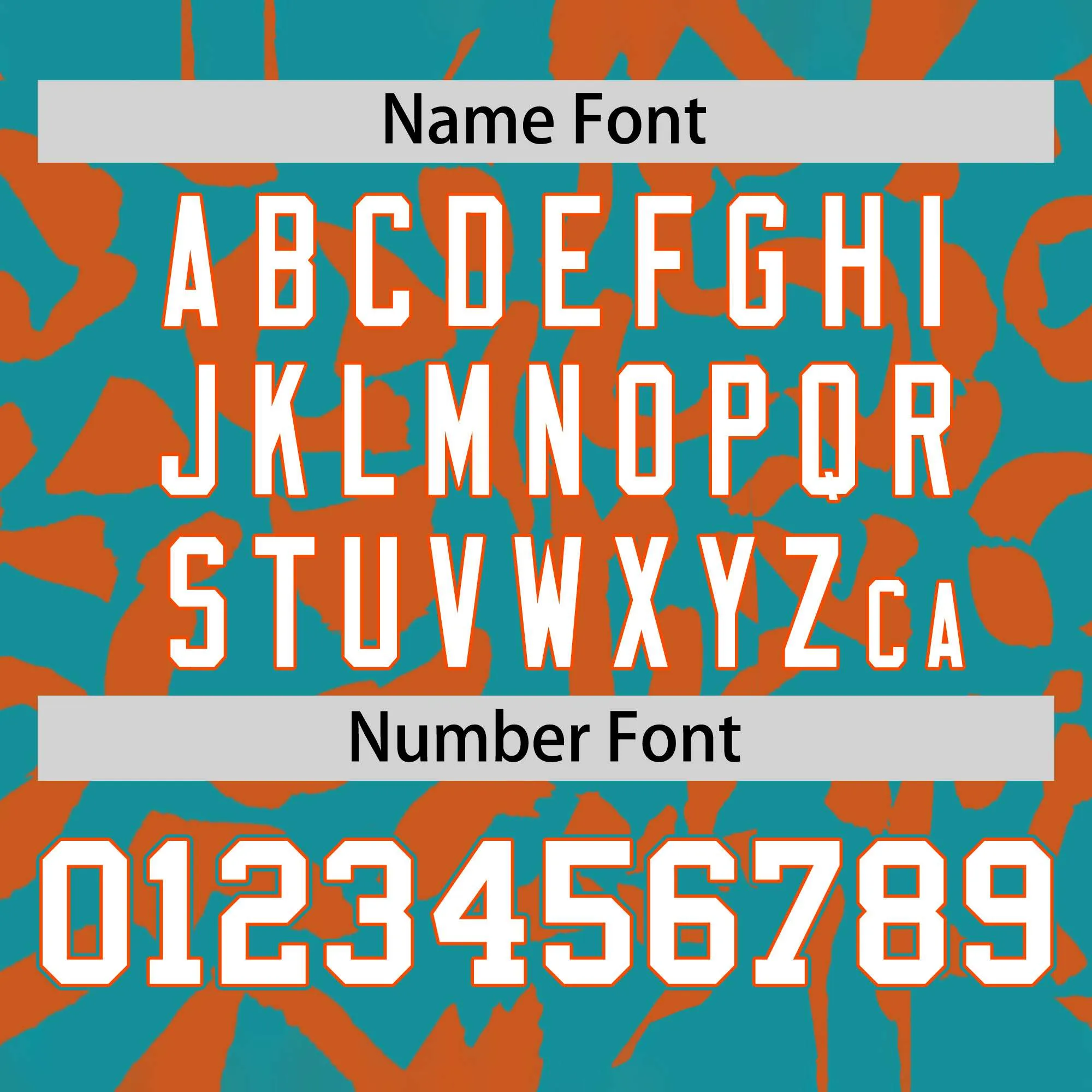 Custom Aqua Orange Varsity Full-Snap Leopard Print Graffiti Pattern Letterman Baseball Jacket