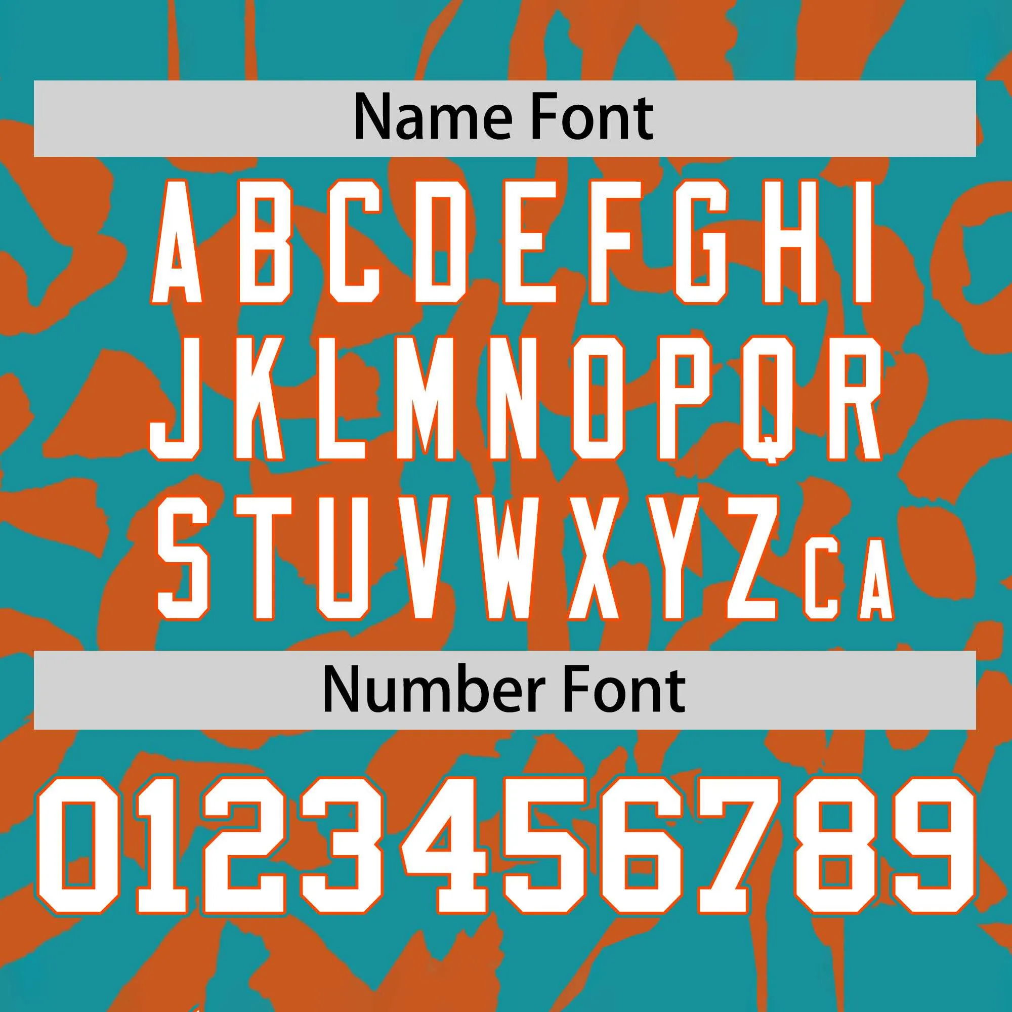 Custom Aqua Orange Varsity Full-Snap Leopard Print Graffiti Pattern Letterman Baseball Jacket