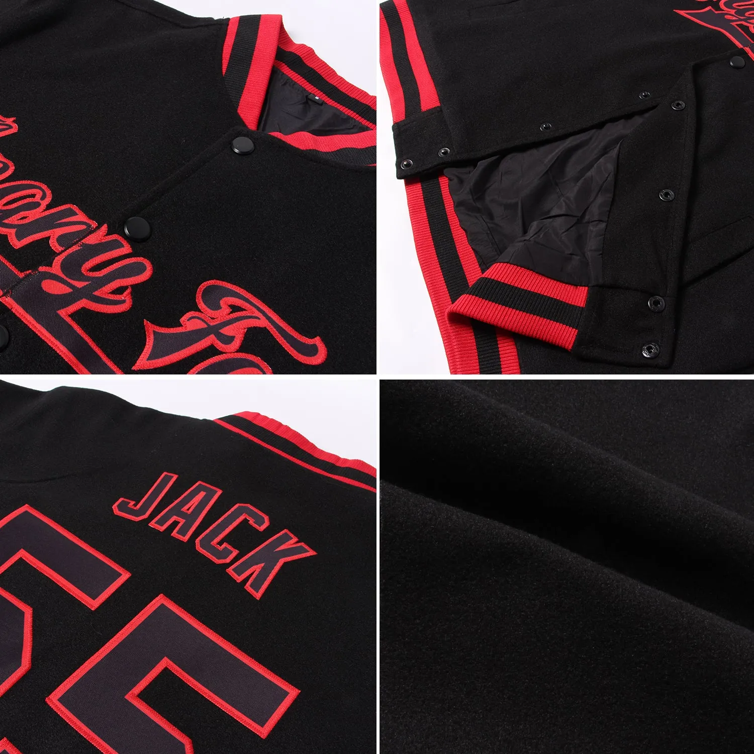 Custom Graffiti Pattern White-Pink Modern Geometric Grunge Art 3D Bomber Full-Snap Varsity Letterman Jacket