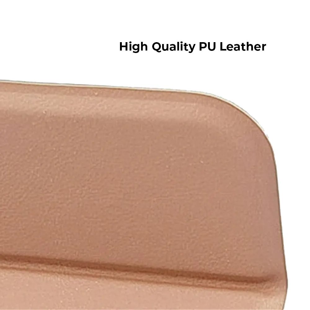Custom Logo Portable PU Leather Pocket Mirror