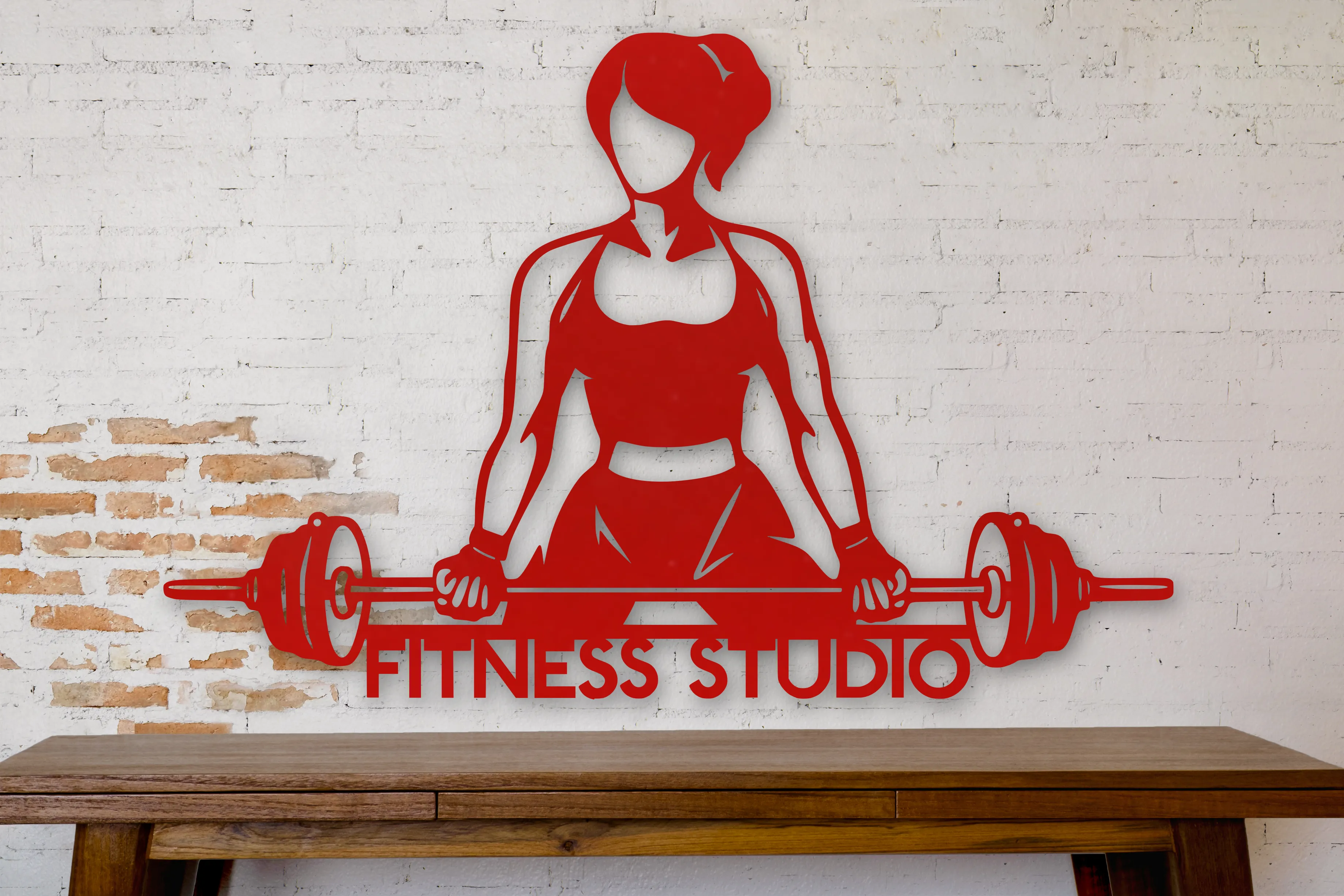 Custom Metal Gym Sign - Personalized Home Gym Sign - Women Who Lift