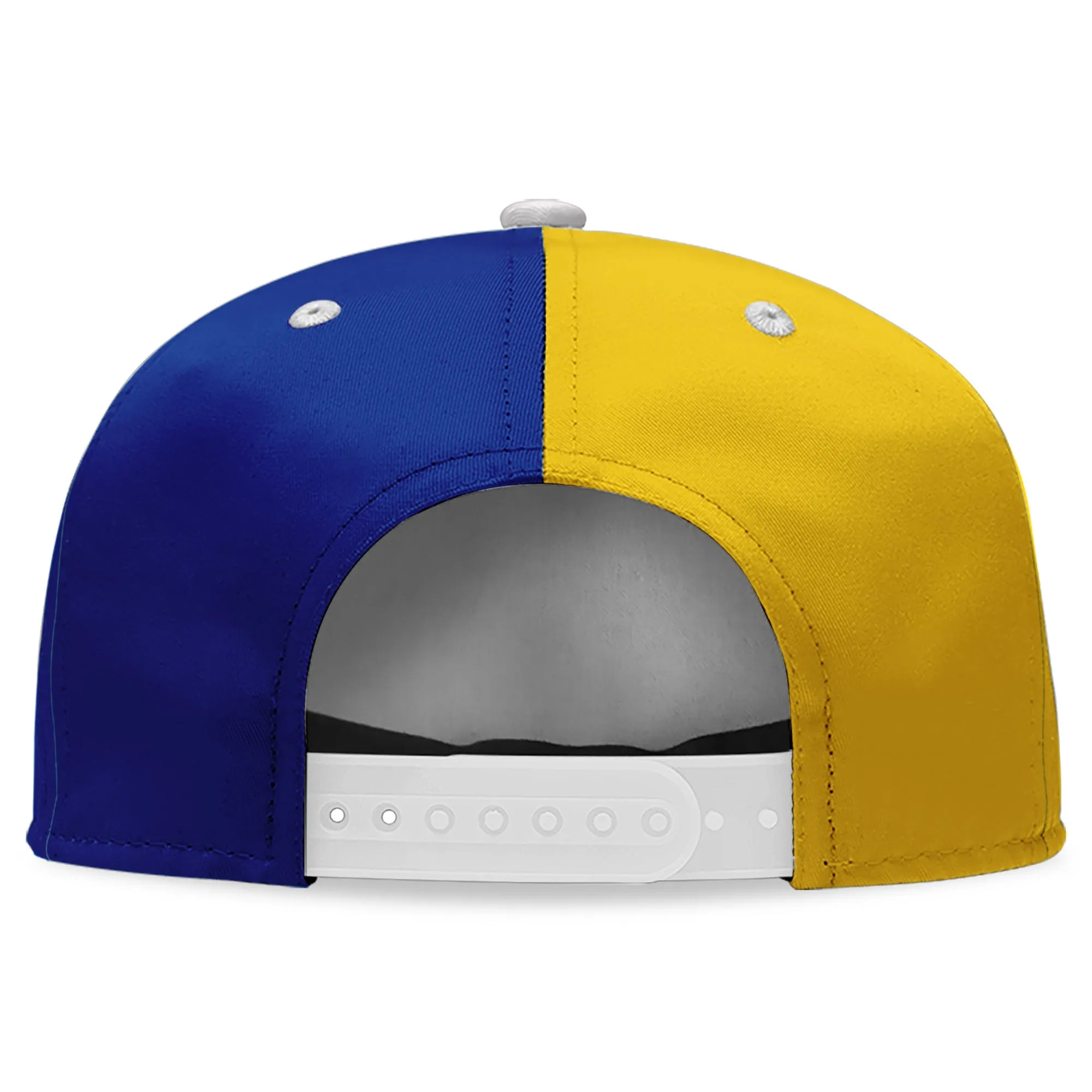 Custom Yellow Blue California Hat Sport Design Cap Stitched Adjustable Personalized PR067B-D028017-8