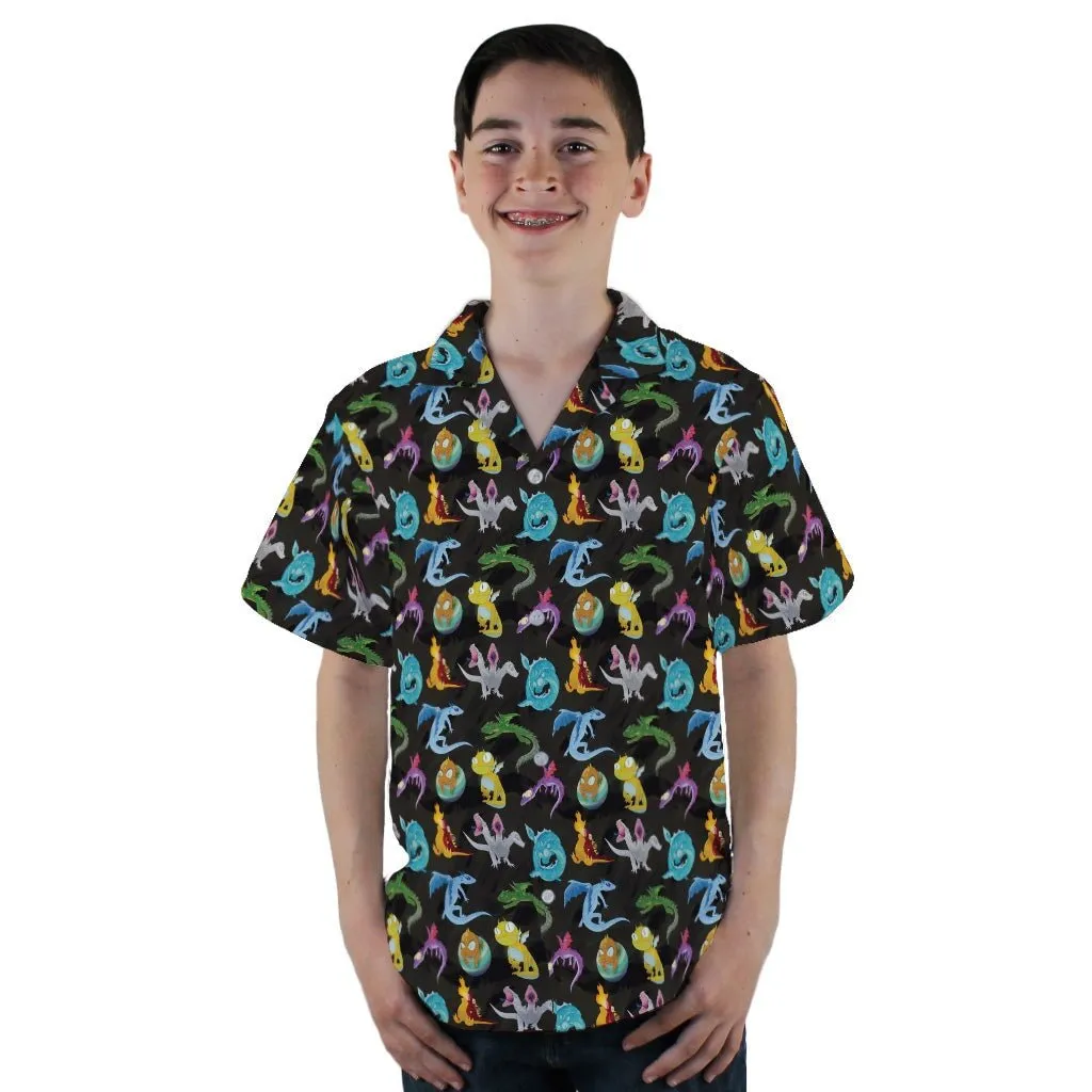 Cute Baby Dragons Youth Hawaiian Shirt