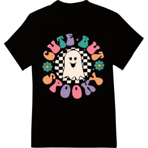 Cute But Spooky: Adorable Ghost DTF Print for Halloween Fun