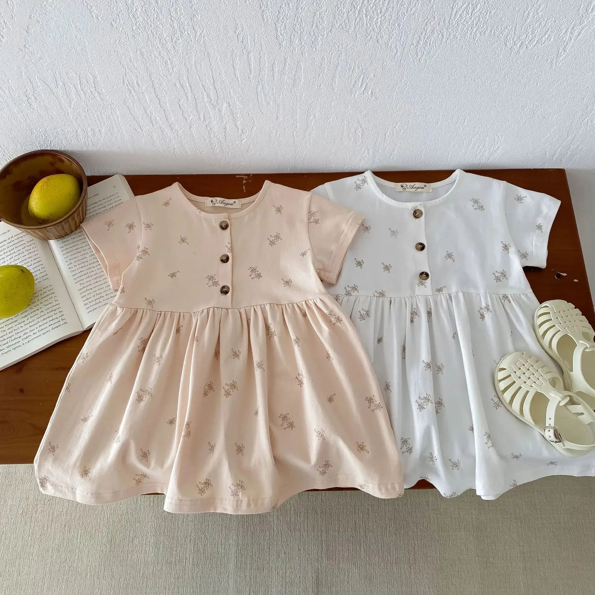 Cute Short Sleeve Casual Dress