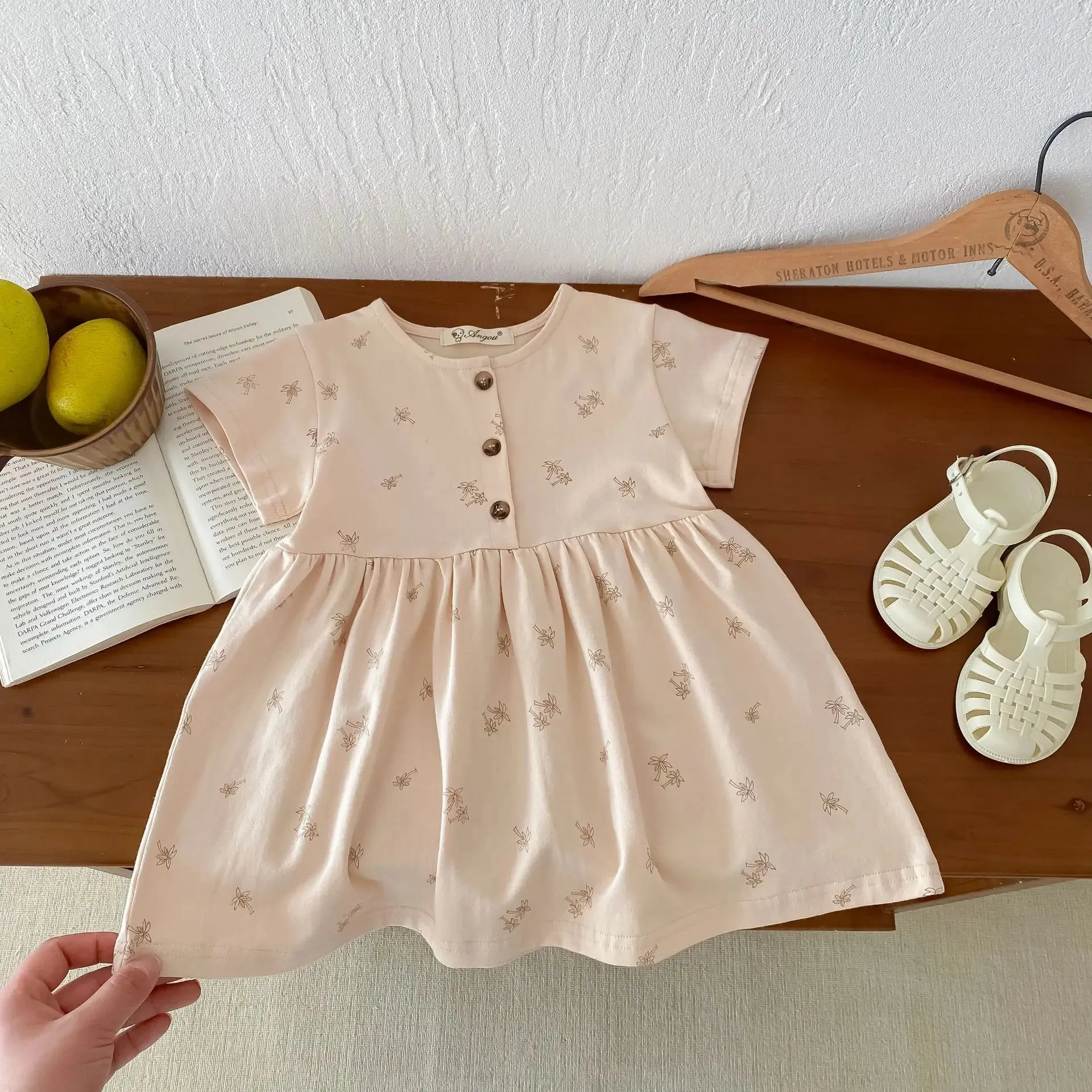 Cute Short Sleeve Casual Dress